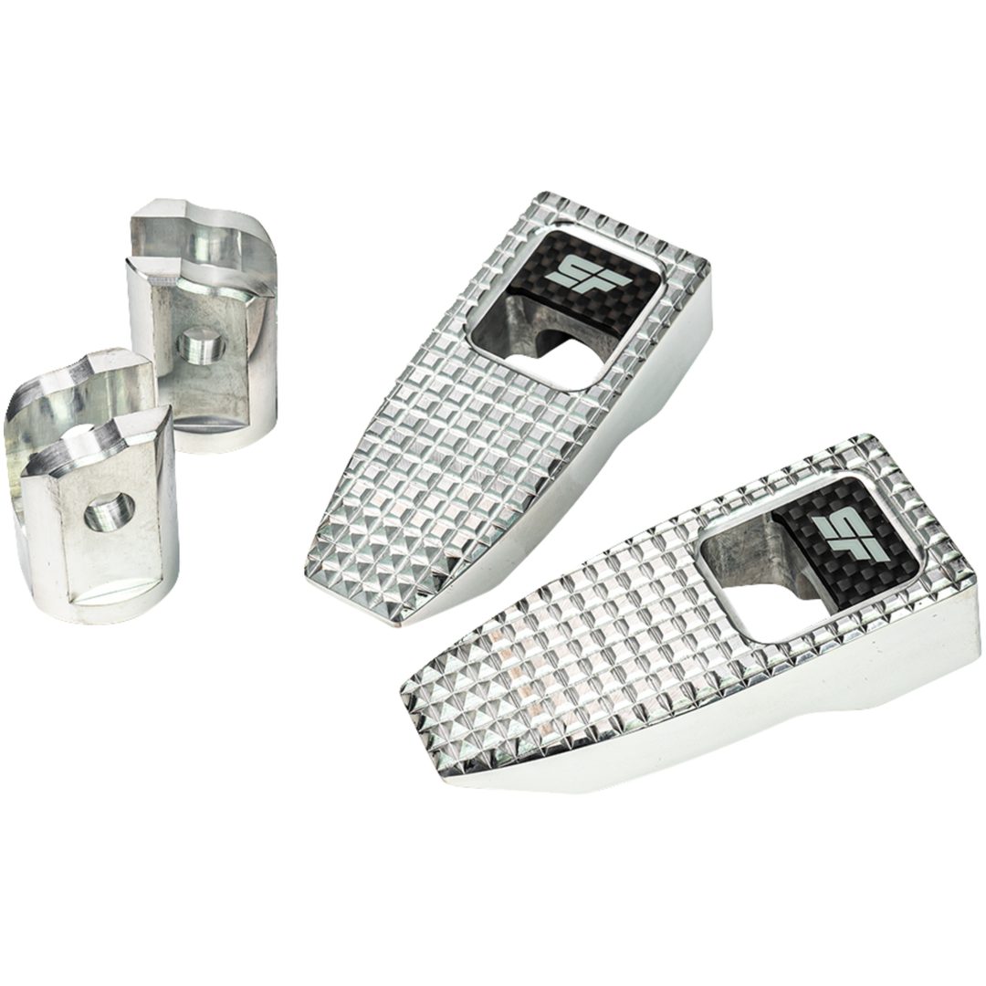 Fotpinnar Speed Polerad/silver SLYFOX