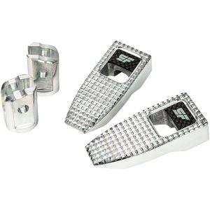 Fotpinnar Speed Polerad/silver SLYFOX
