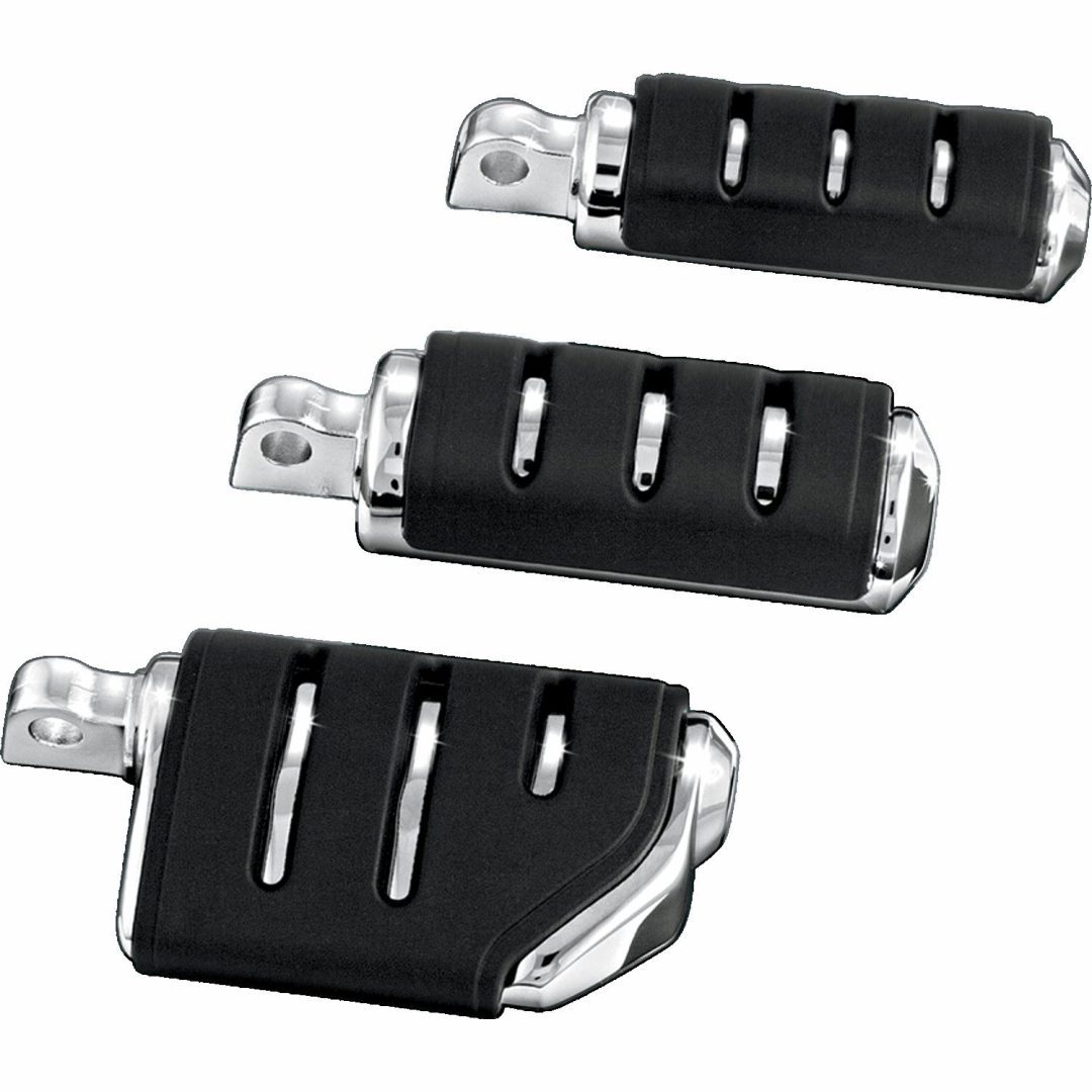 Fotpinnar TRIDENT Krom KURYAKYN 11,5 cm x 32 cm Small För TAPERED adapters