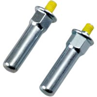Fotpinnbultar Silver/gul DRAG SPECIALTIES