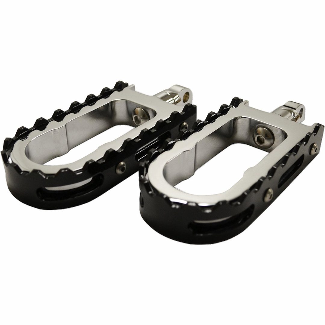 Fotpinne BMX Svart/Krom LA CHOPPERS