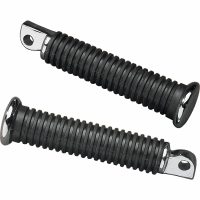 Fotpinne Gummi Vibration-absorberande Svart/krom/polerad DRAG SPECIALTIES