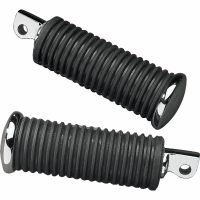 Fotpinne Gummi Vibration-absorberande Svart/krom/polerad DRAG SPECIALTIES