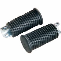 Fotpinne Ribbad Svart/polerad/zink DRAG SPECIALTIES