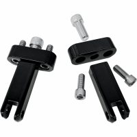 Fotpinnemonteringskit Svart/glans/silver DRAG SPECIALTIES