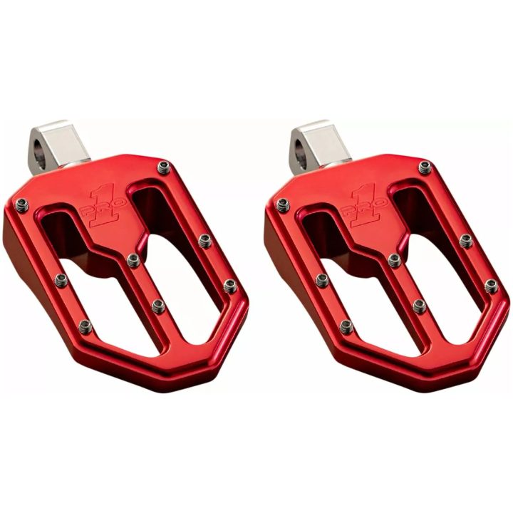 Fotpinnsats Moto V1 Röd PRO-ONE PERF.MFG. Fotpinnar – bild 2