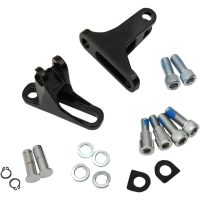 Fotpinnsmonteringssats Kort Svart Glans DRAG SPECIALTIES