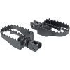 Fotpinnsset Dam MX Svart Krom BURLY BRAND – miniatyr 2