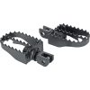 Fotpinnsset Dam MX Svart Krom BURLY BRAND – miniatyr 1