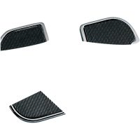 Fotplatta Gummi Ribbad Svart DRAG SPECIALTIES