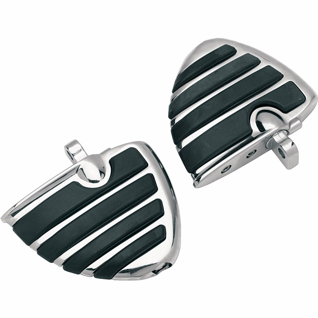 Fotplatta Iso Wing Mini Svart/krom KURYAKYN