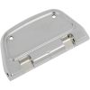 Fotplatta Passagerar D-formad Krom/Silver DRAG SPECIALTIES – miniatyr 2
