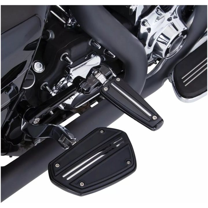 Fotplatta Twin Rail Svart/krom CIRO – bild 2