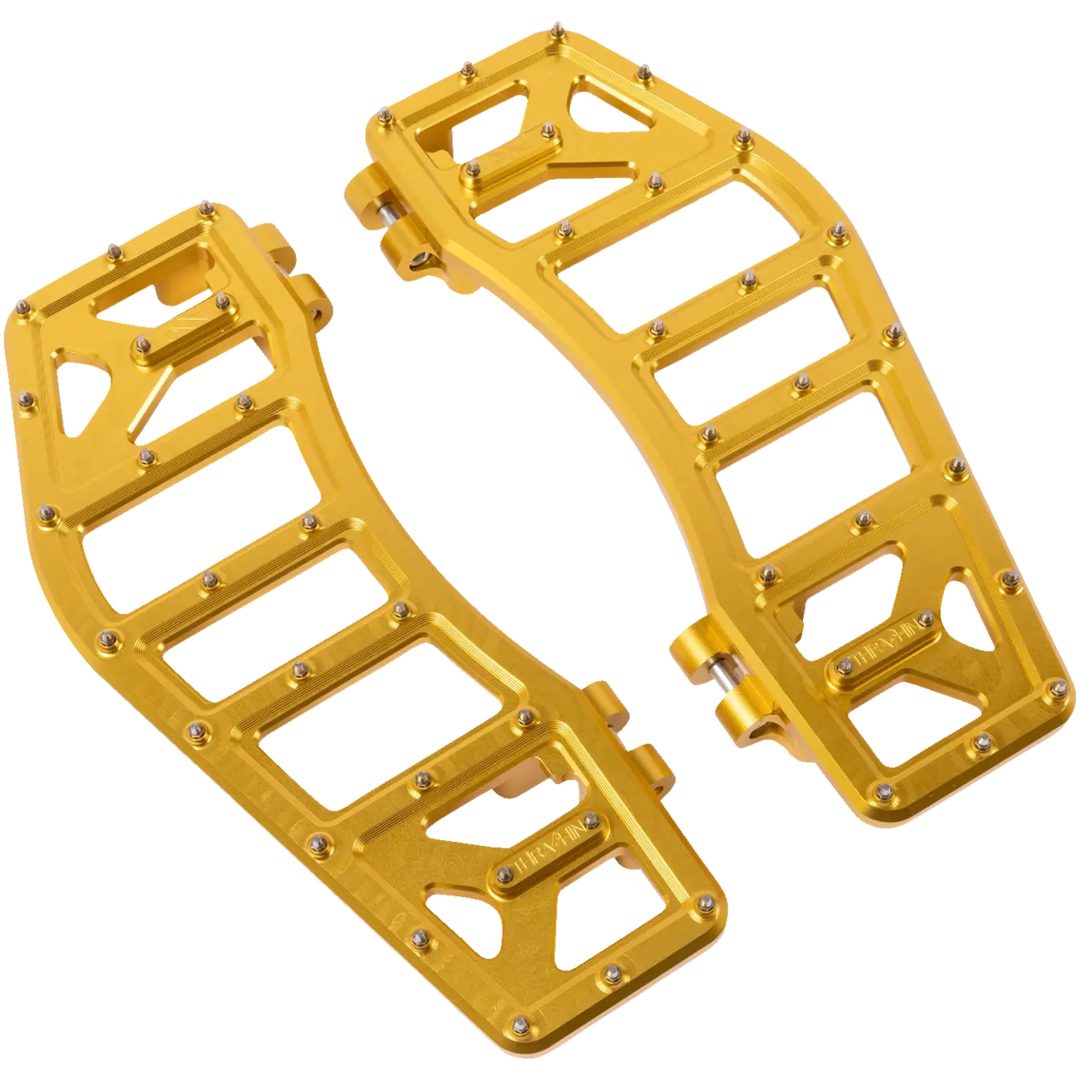 Fotplattor Aggressor Guld Anodiserad THRASHIN SUPPLY CO.