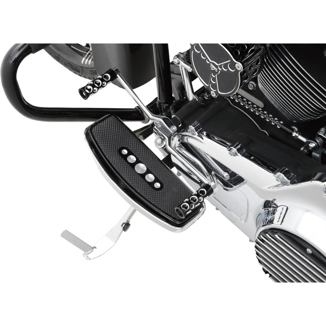 Fotplattor OEM Replacement Svart Krom DRAG SPECIALTIES FLOORBOARDS 80-12FLT FLHT – bild 3