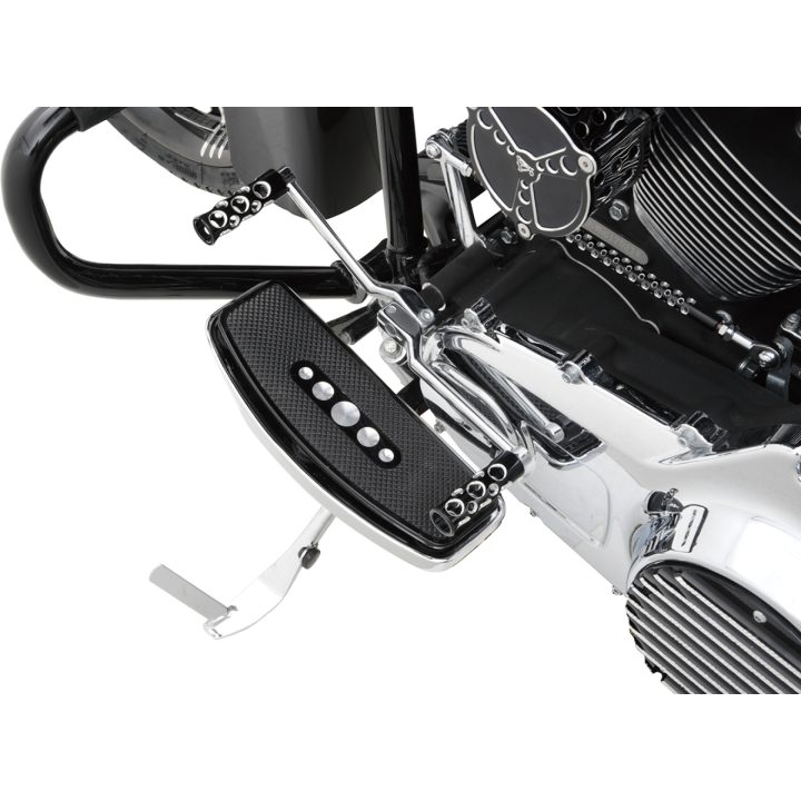 Fotplattor OEM Replacement Svart Krom DRAG SPECIALTIES FLOORBOARDS 80-12FLT FLHT – bild 3