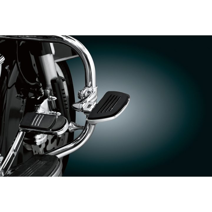 Fotplattor PREMIUM MINI Svart/Silver KURYAKYN Inkl. montering – bild 5