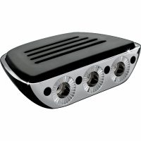 Fotplattor PREMIUM MINI Svart/Silver KURYAKYN