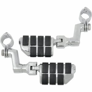 Fotplattor Tour-Tech Offset Quick Clamps Krom/Svart KURYAKYN