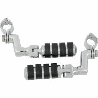 Fotplattor Tour-Tech Offset Quick Clamps Krom/Svart KURYAKYN