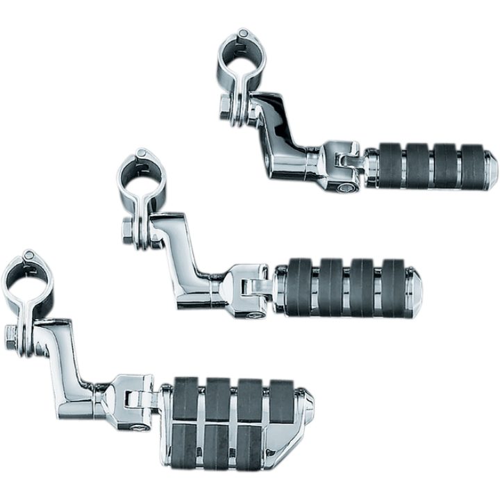 Fotplattor Tour-Tech Offset Quick Clamps Krom/Svart KURYAKYN Small 32 mm – bild 2