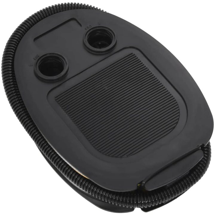 Fotpump 26x18 cm PP och PE grå och gul vidaXL – bild 5