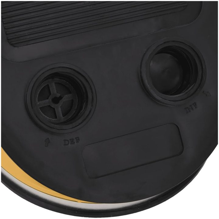Fotpump 26x18 cm PP och PE grå och gul vidaXL – bild 8