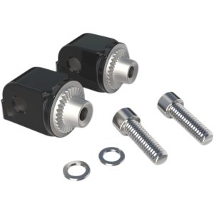 Fotstöd Adapter Svart/krom CIRO