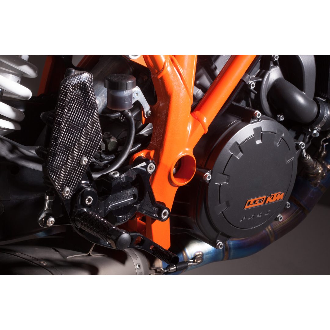Fotstöd Anodiserad Svart GILLES TOOLING REARSET VCR BK – bild 2