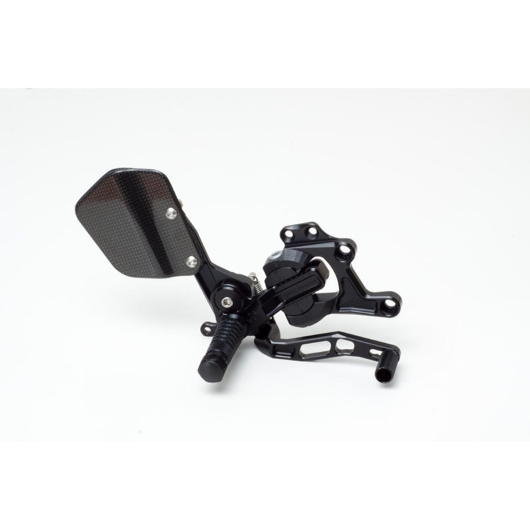 Fotstöd Anodiserad Svart GILLES TOOLING REARSET VCR BK