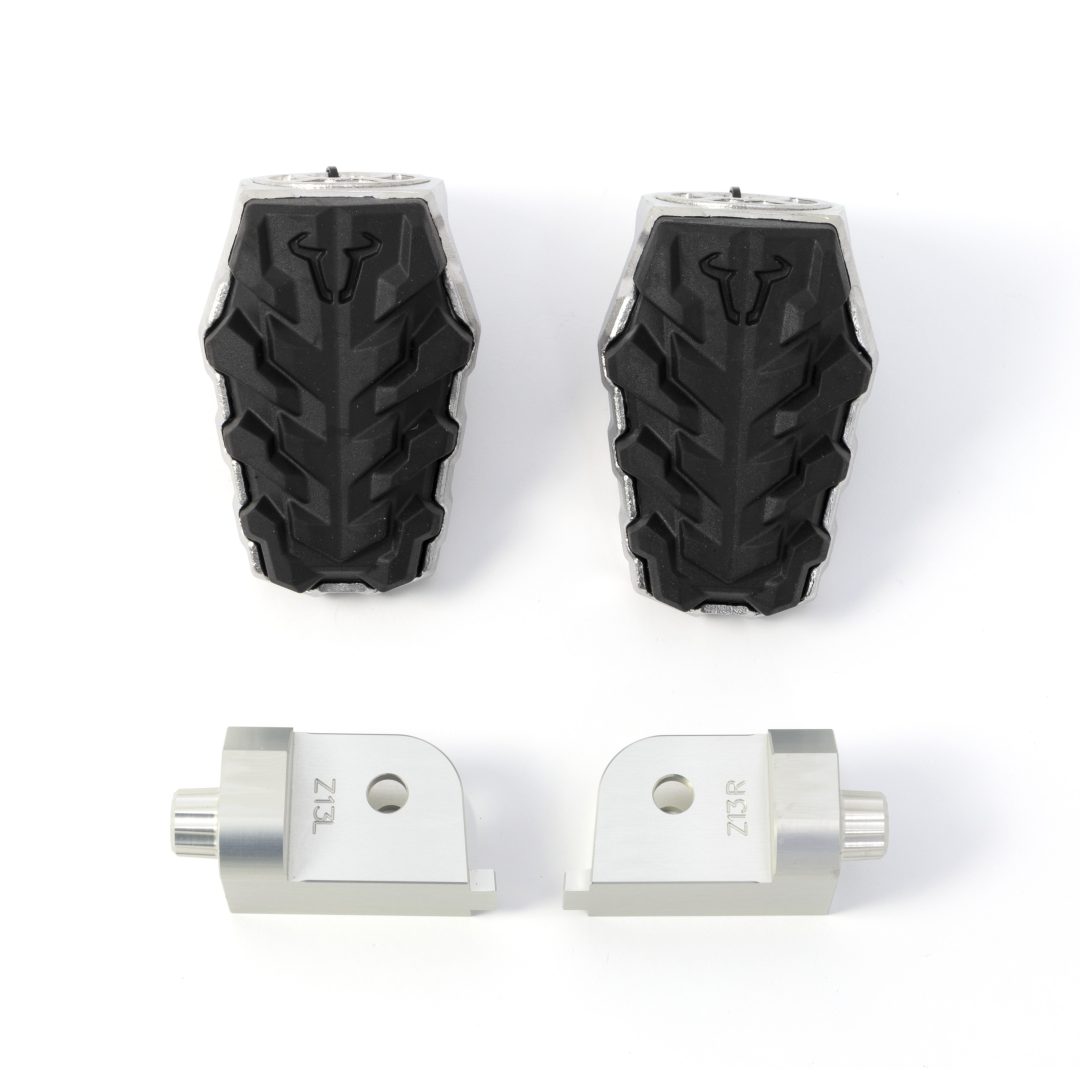 Fotstöd Evolution Svart/silver SW-MOTECH