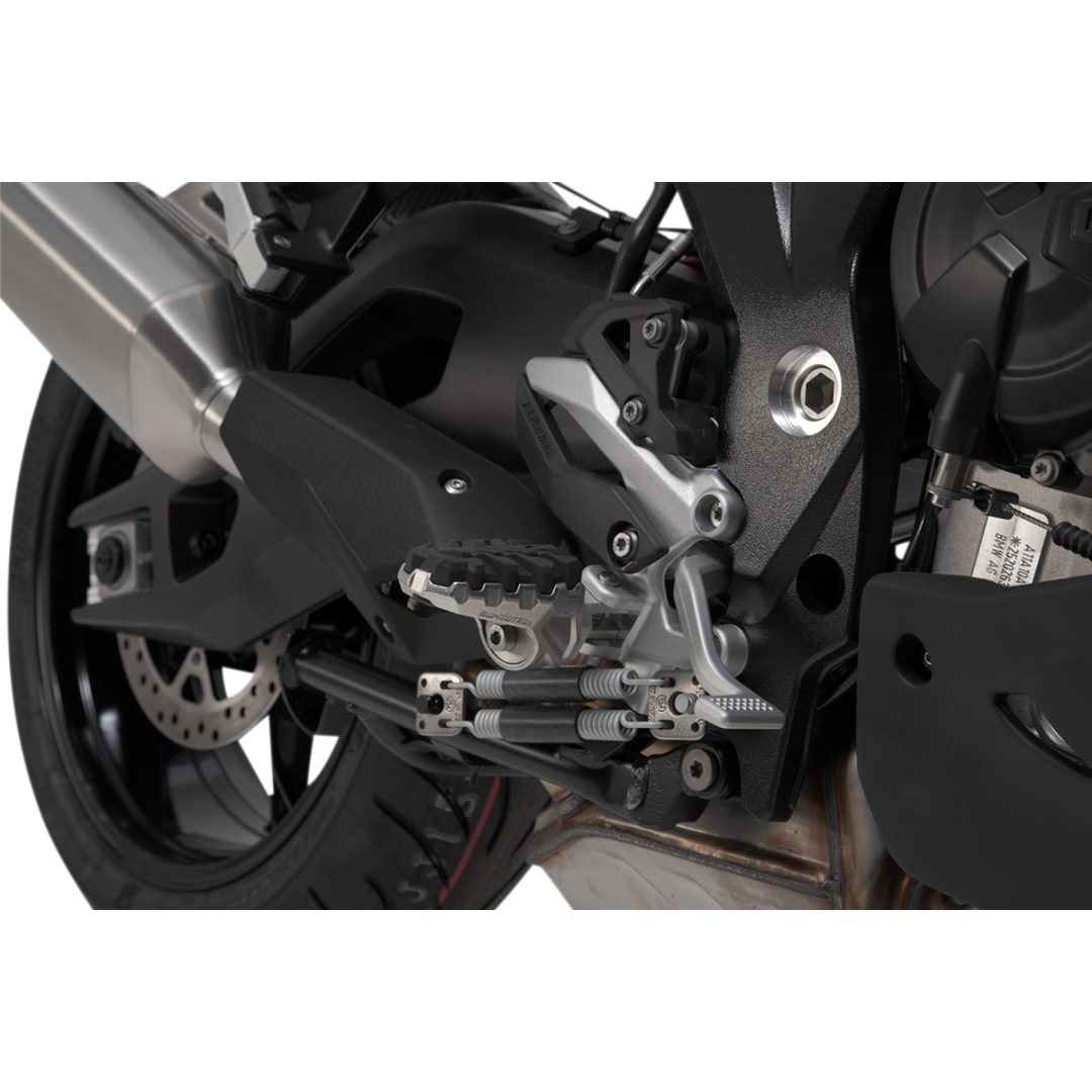 Fotstöd Evolution Svart/silver SW-MOTECH