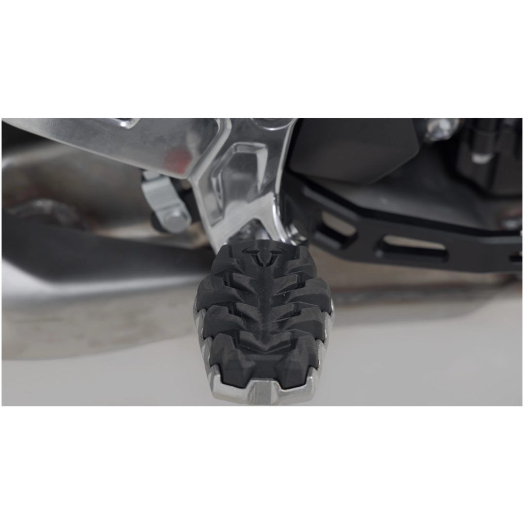 Fotstöd Evolution Svart/silver SW-MOTECH