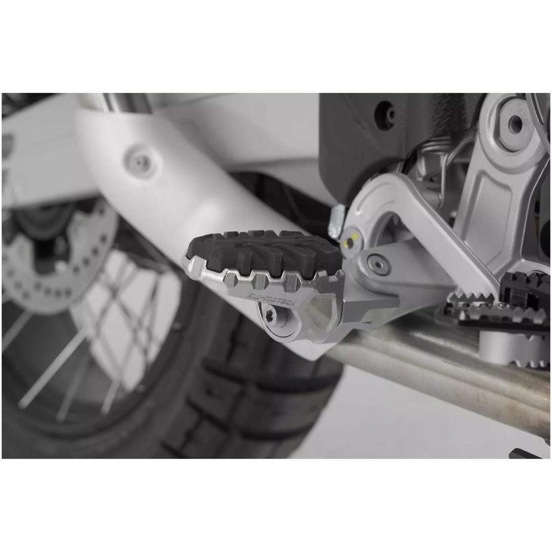 Fotstöd Evolution Svart/silver SW-MOTECH