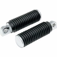 Fotstöd Krom Med Gummihylsor Svart/krom/polerad DRAG SPECIALTIES
