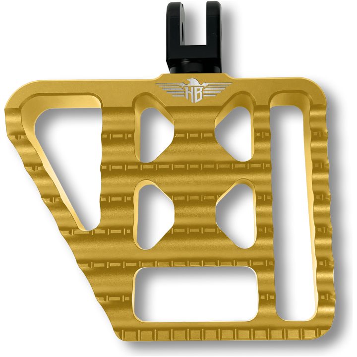 Fotstöd Mini-floorboard Guld HEINZ BIKES Passagerare – bild 2