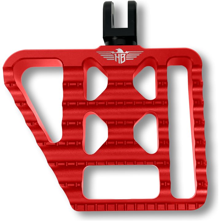 Fotstöd Mini-floorboard Röd HEINZ BIKES – bild 2