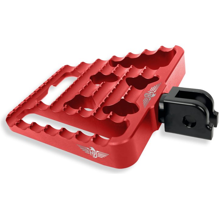 Fotstöd Mini-floorboard Röd HEINZ BIKES – bild 3