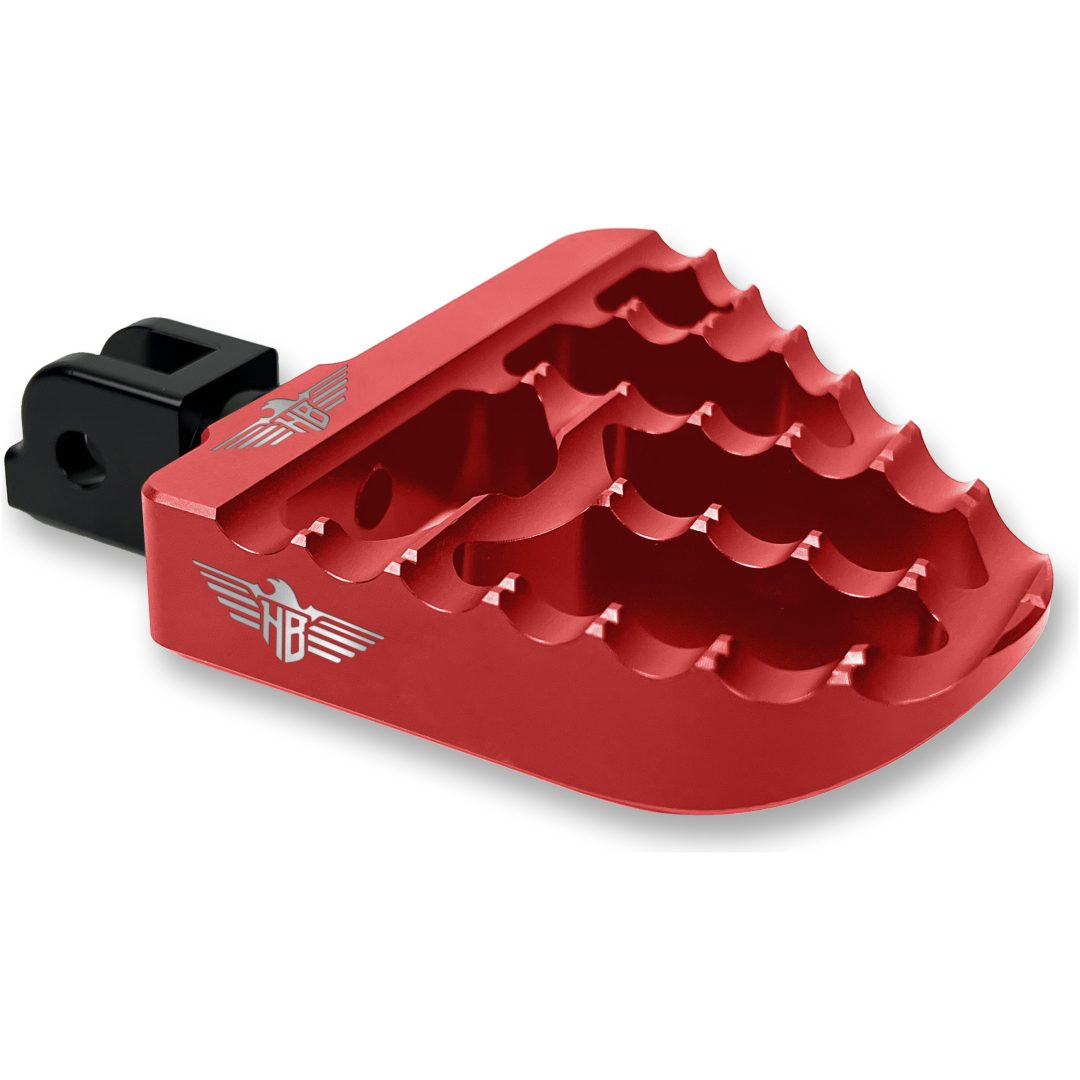 Fotstöd Mini-floorboard Röd HEINZ BIKES – bild 2
