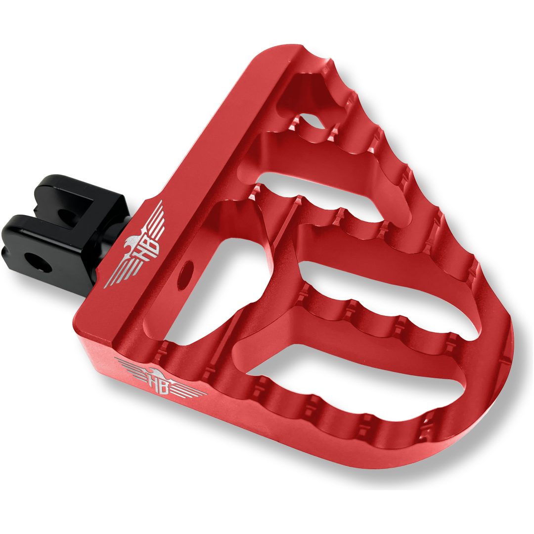 Fotstöd Mini-floorboard Röd HEINZ BIKES – bild 3