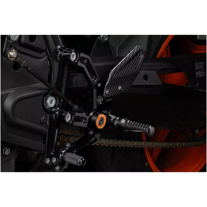 Fotstöd Mue2 Svart/orange GILLES TOOLING – bild 2