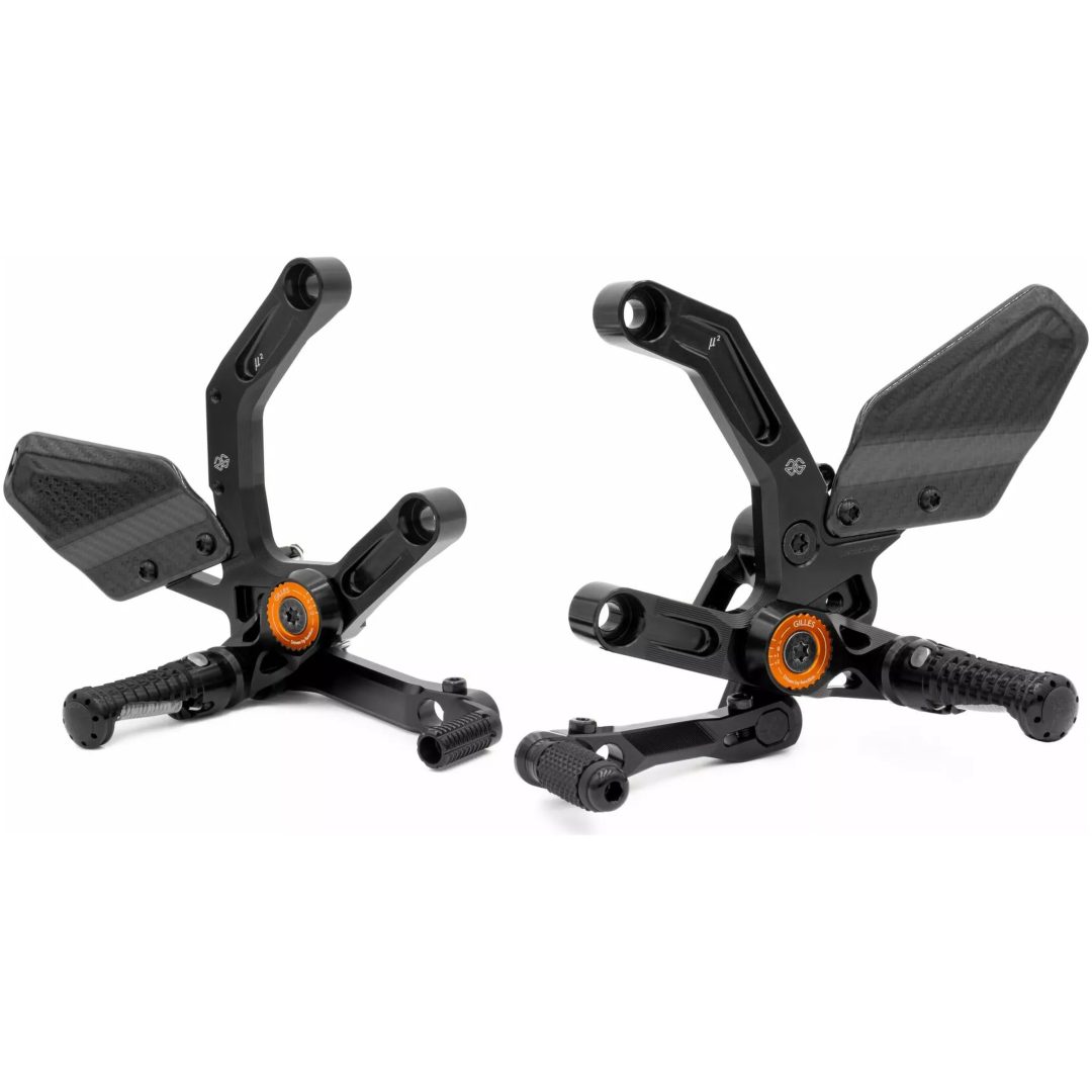 Fotstöd Mue2 Svart/orange GILLES TOOLING