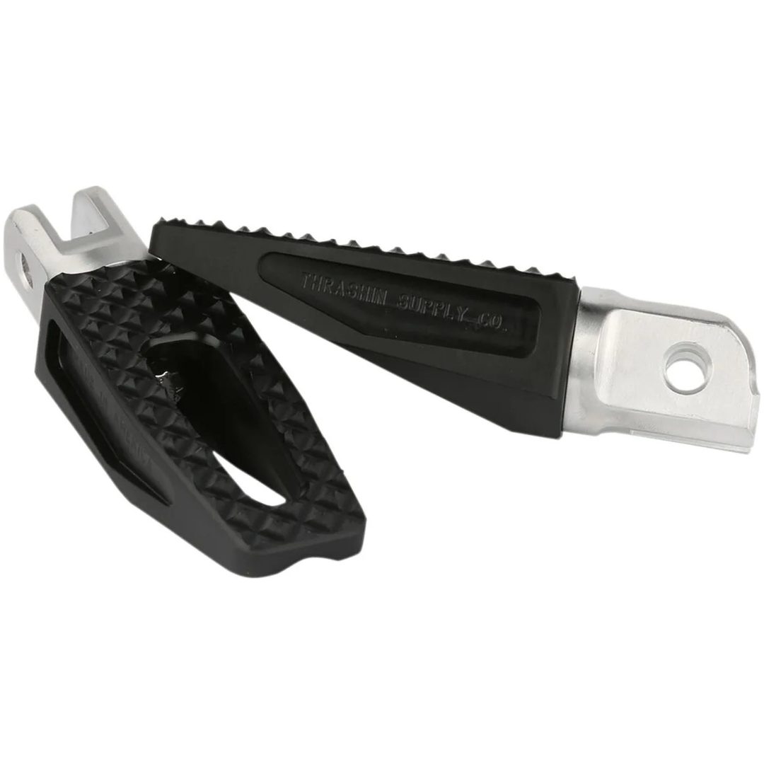 Fotstöd P-54 Slim Svart Anodiserad THRASHIN SUPPLY CO. Fotpinnar