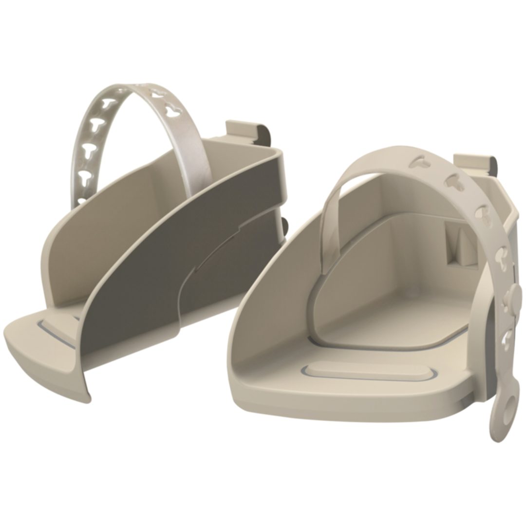 Fotstöd + Remmar Cream Groovy Ff / Cfs POLISPORT