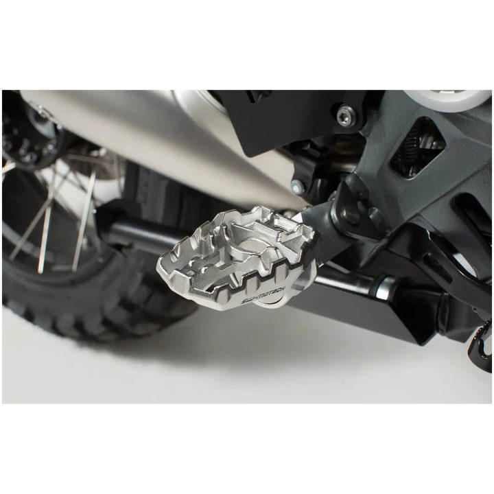 Fotstödssats EVO Justerbar Rostfritt Stål Silver SW-MOTECH – bild 5