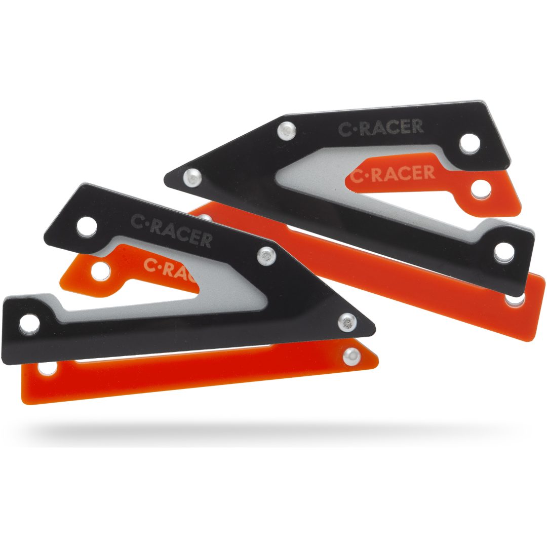 Fotstödsskydd Svart/orange C-RACER