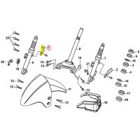 FR. brake cable clip