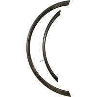Fram & bakskärm 28" Satinsvart (ej stag)