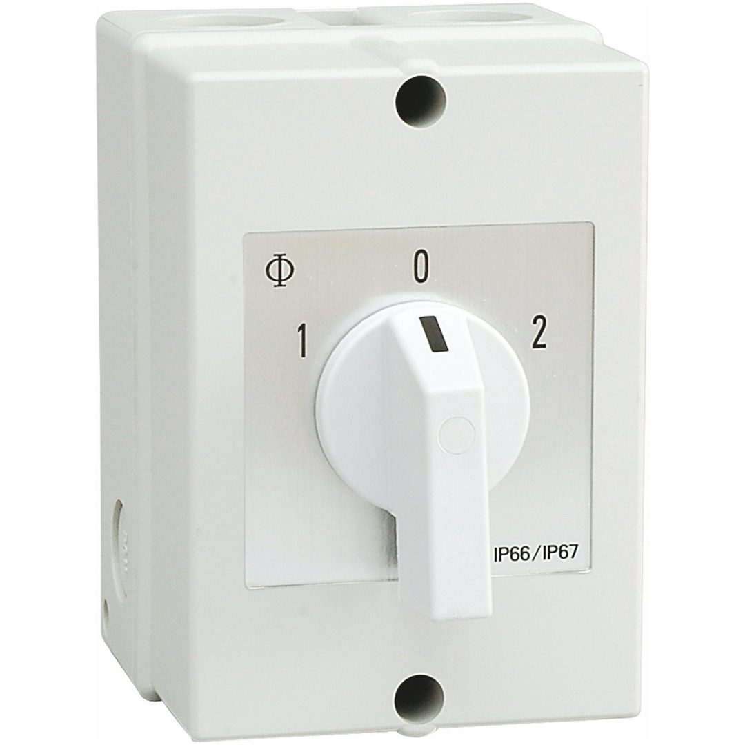 Fram och backomkopplare, IP67, 20A MALMBERGS
