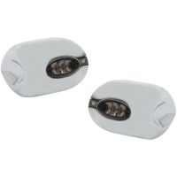 Framblinkers Led Elypse Klar/Rökfärgad/Krom KODLIN USA